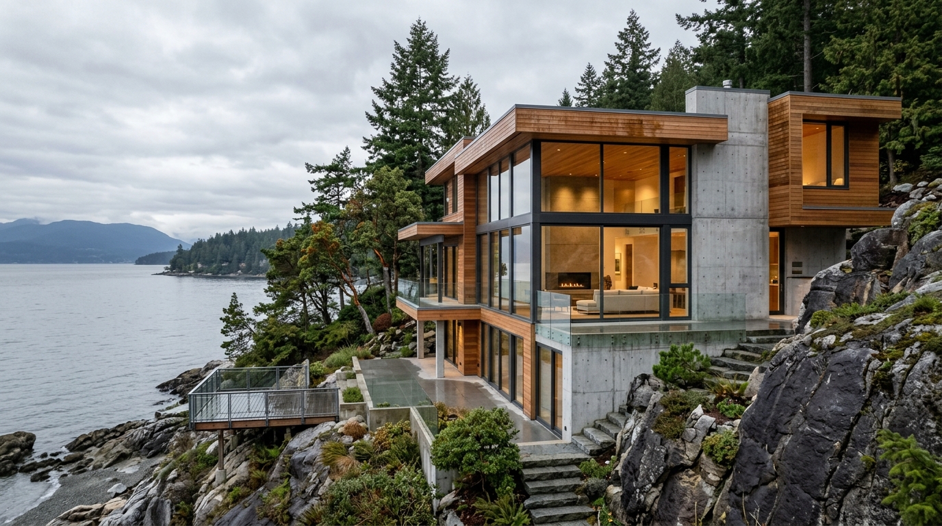 The Howard Residence — West Coast architectural home